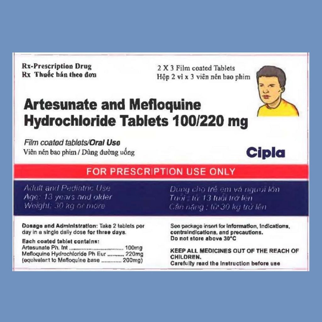 Artesunate And Mefloquine Hydrochloride Tablets 100/220 Mg - Ấn Độ | BvNTP